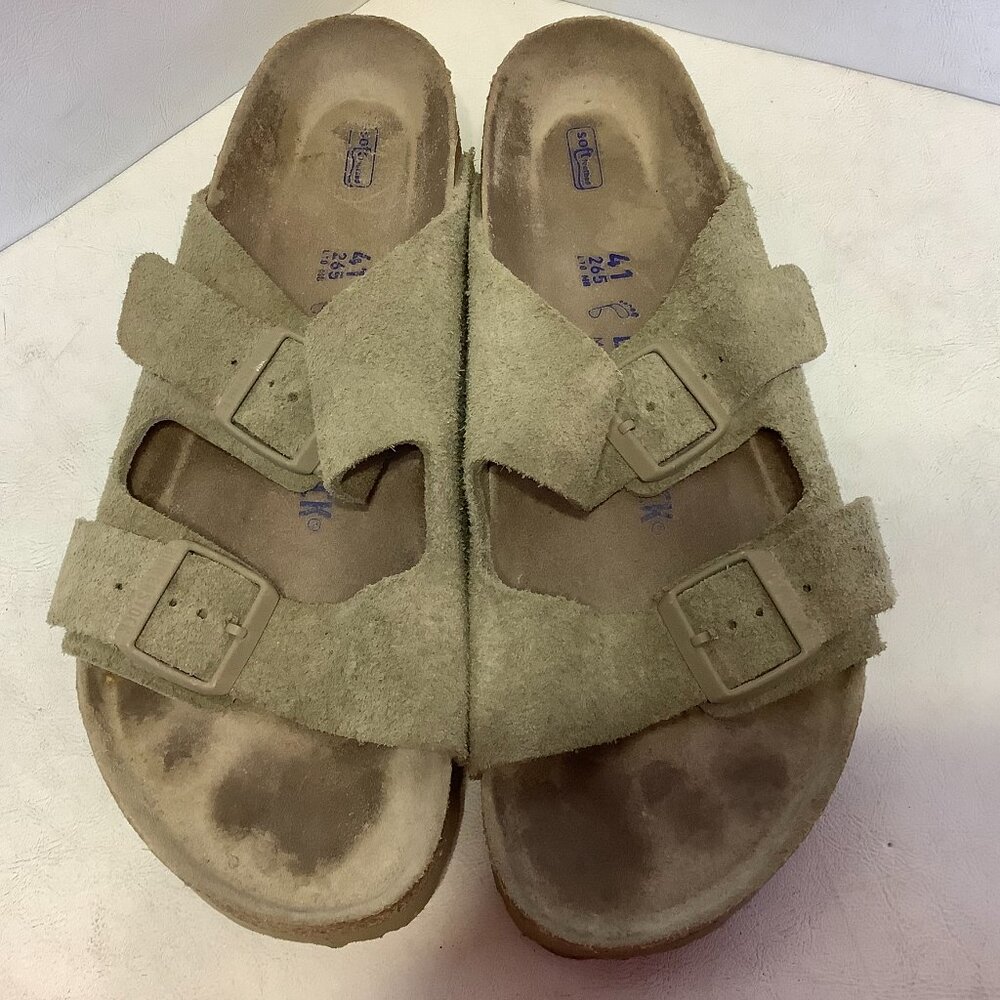 Birkenstock  Arizona Taupe Sandals Size 41 Regular Width - Picture 6 of 8